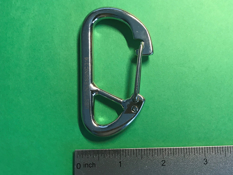 [AUSTRALIA] - Stainless Steel 316 Spring Hook Carabiner 5/16" (8mm) Marine Grade Safety Clip Forged 