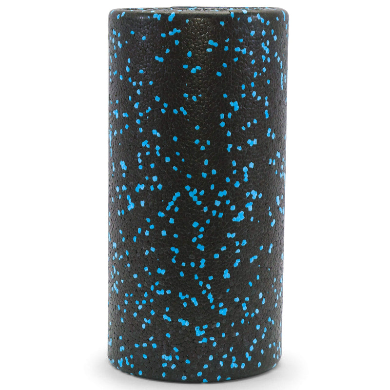 ProsourceFit High Density Speckled Black Foam Rollers, 12", 18", 24" & 36” for Myofascial Release, Pilates, Trigger Point Massage and Muscle Therapy, Blue or Orange 12" x 6" Black/Blue - BeesActive Australia