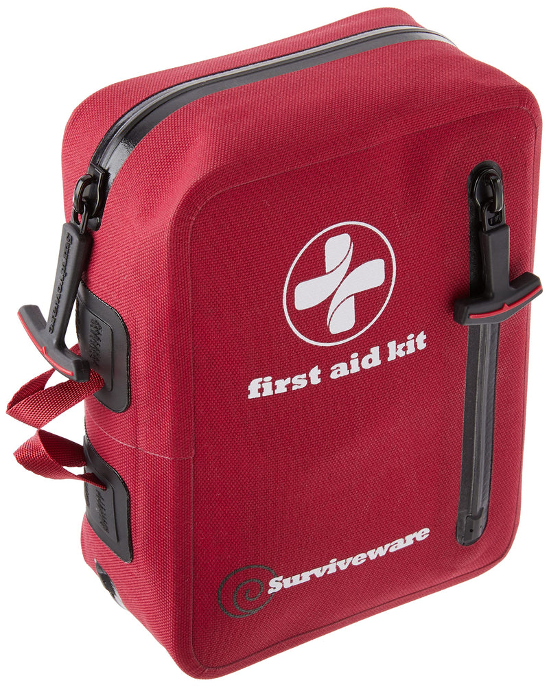 Surviveware Waterproof Premium First Aid Kit for Cars, Boats, Trucks, Hurricanes, Tropical Storms and Outdoor Emergencies - Small Kit - 100 Piece - BeesActive Australia