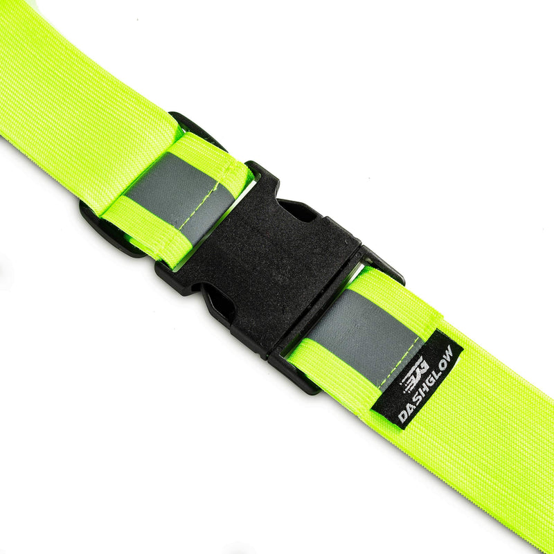DASHGLOW - 2-6 Pack - Reflective Glow Belt Safety Gear, Pt Belt, for Running Cycling Walking Marathon Military 2 Pack [51 Inches] - BeesActive Australia