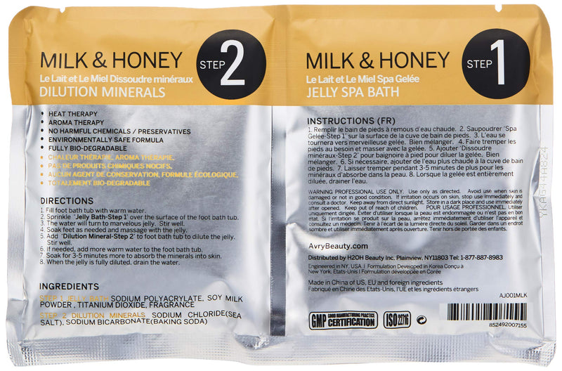 AvryBeauty Gel-Ohh Jelly Spa - Milk & Honey, 1 ct. - BeesActive Australia