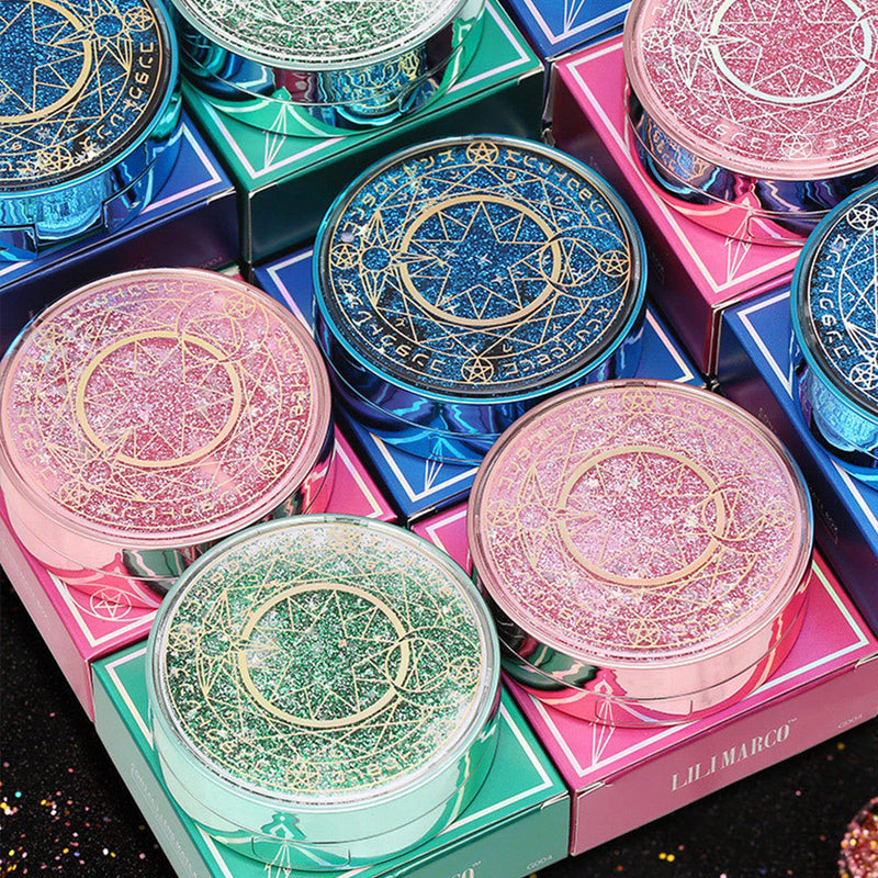 Travel Contact Lens Cases with Mirror, Magical Girl, Durable, Compact, Portable Soak Storage Kit, Protect Your Eyes, Home Case Easy Carry Mini Box,Tweezers Solution Bottle Lens Container Blue - BeesActive Australia