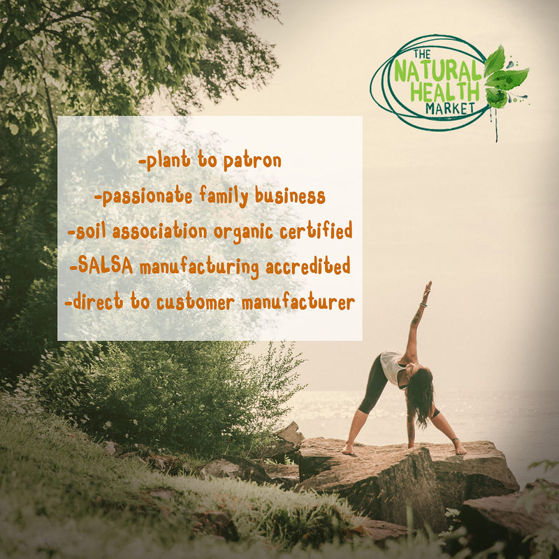 Organic Maca Root Capsules 600mg 120 Capsules by The Natural Health Market � Soil Association Organic Certified - BeesActive Australia