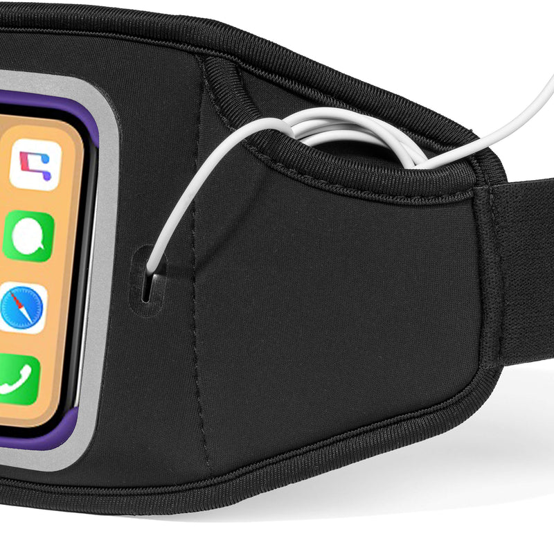 [AUSTRALIA] - Sporteer Zephyr Slim Running Belt - Compatible with iPhone 12 Pro Max, 11 Pro Max, 12, 11, 11 Pro, Xs Max, Galaxy S20+, S20, S10+, S10, Note 10+, Note 10, S9, S9+, Pixel, and MANY More Phones & Cases 