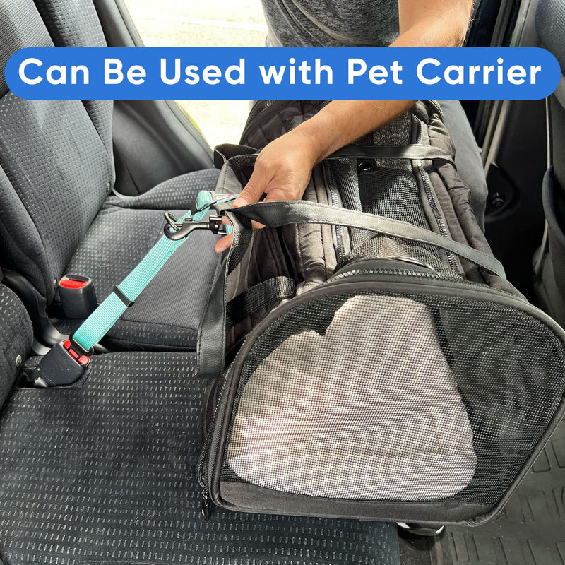 Pawtitas Dog Seat Belt | Pet Safety Seat Belt with Adjustable Strap for Small to Large Dogs | Exceeds Dog Safety Standards | Keep Your Dog Secure in The Car - Dog Car Seat Belt Red - BeesActive Australia