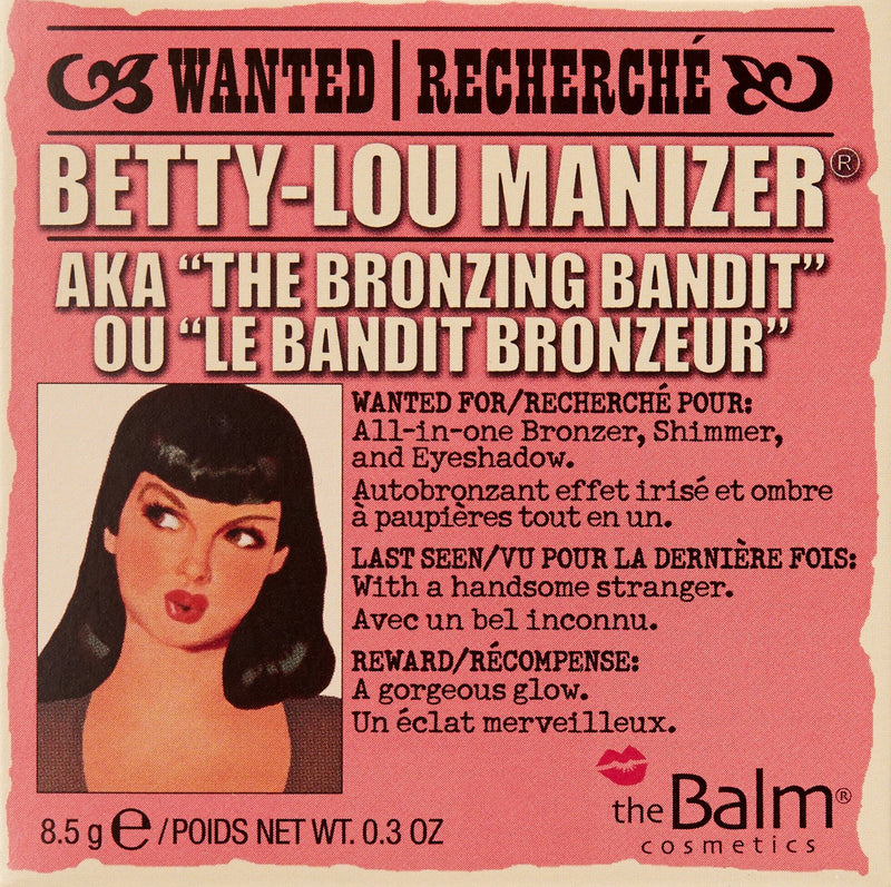 theBalm Manizer Highlighter, Shadow, Shimmer, Bronzer Betty-Lou - BeesActive Australia