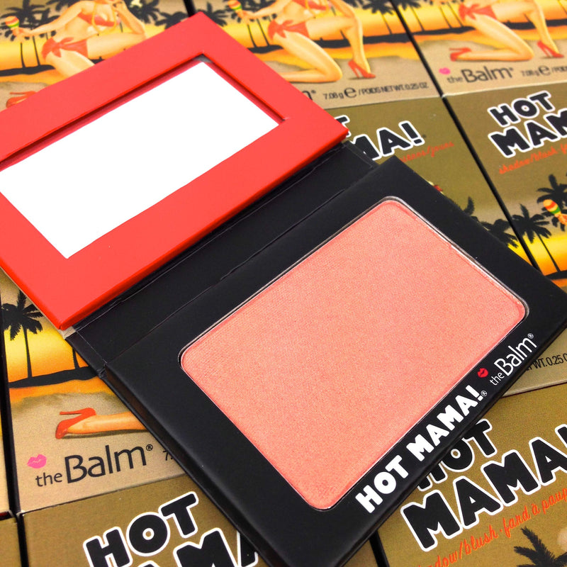 theBalm Hot Mama! Shadow/Blush, Subtle Highlighter, Peachy-Pink Shade - BeesActive Australia