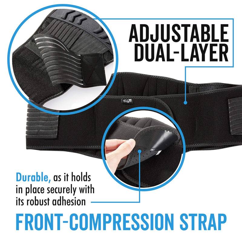 Lumbar Support Back Brace for Men and Women (Regular 28" - 50") Regular 28" - 50" - BeesActive Australia