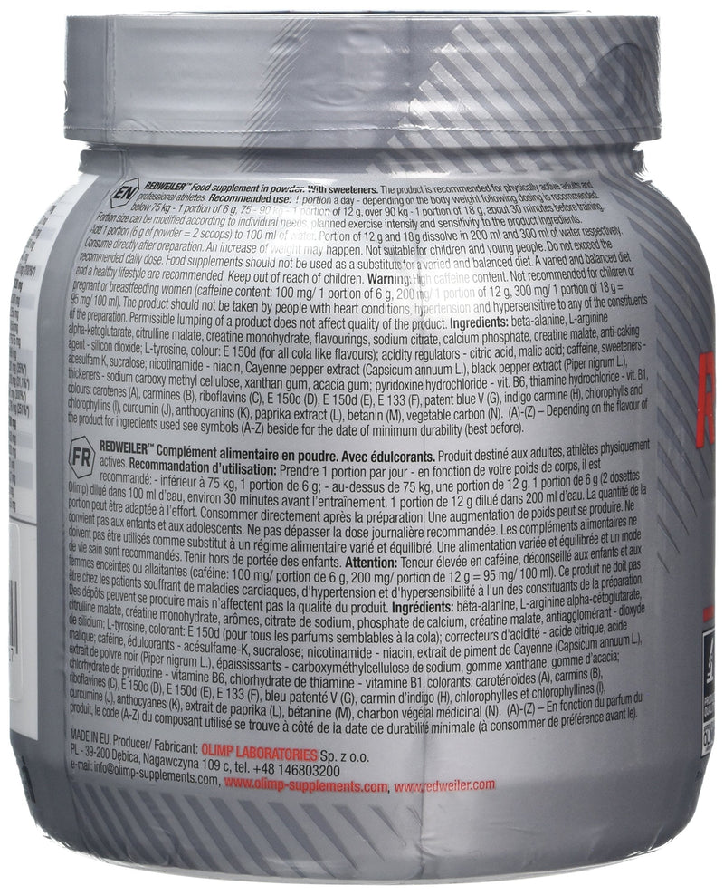 Olimp Labs Crime Mint Redweiler Recovery and Energy Supplement, 480g - BeesActive Australia