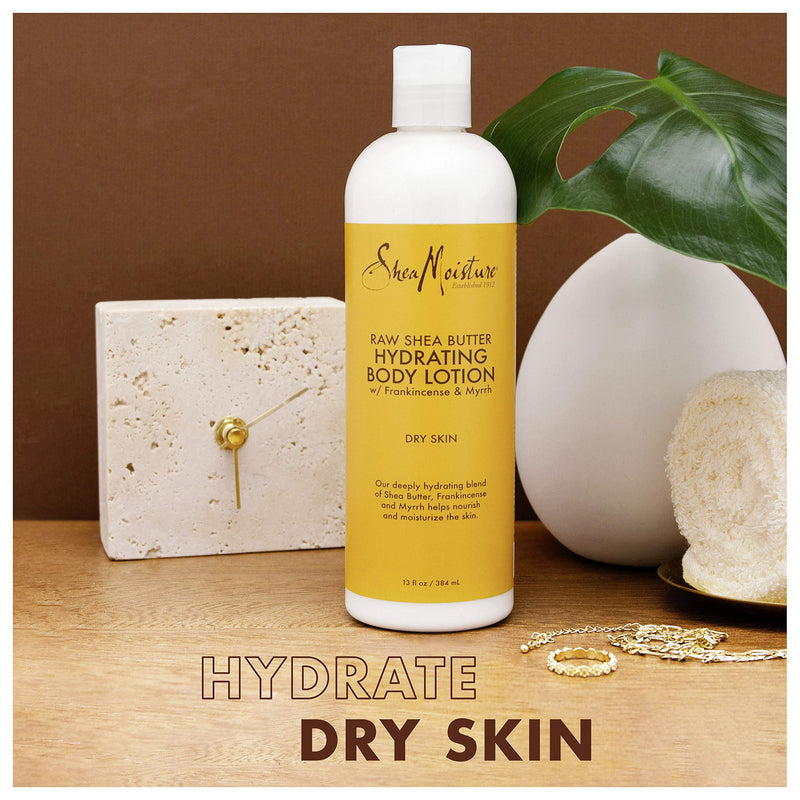 Sheamoisture Hydrating Body Lotion for Dry Skin Raw Shea Butter Paraben Free Lotion 13 oz - BeesActive Australia