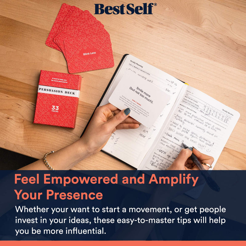 Persuasion Deck by BestSelf ― Powerful Tool to Master Proven Persuasive Tricks and Use Them Confidently to Inspire Change, Co-Creation, and Collaboration ― 33 Persuasion Skill Cards - BeesActive Australia