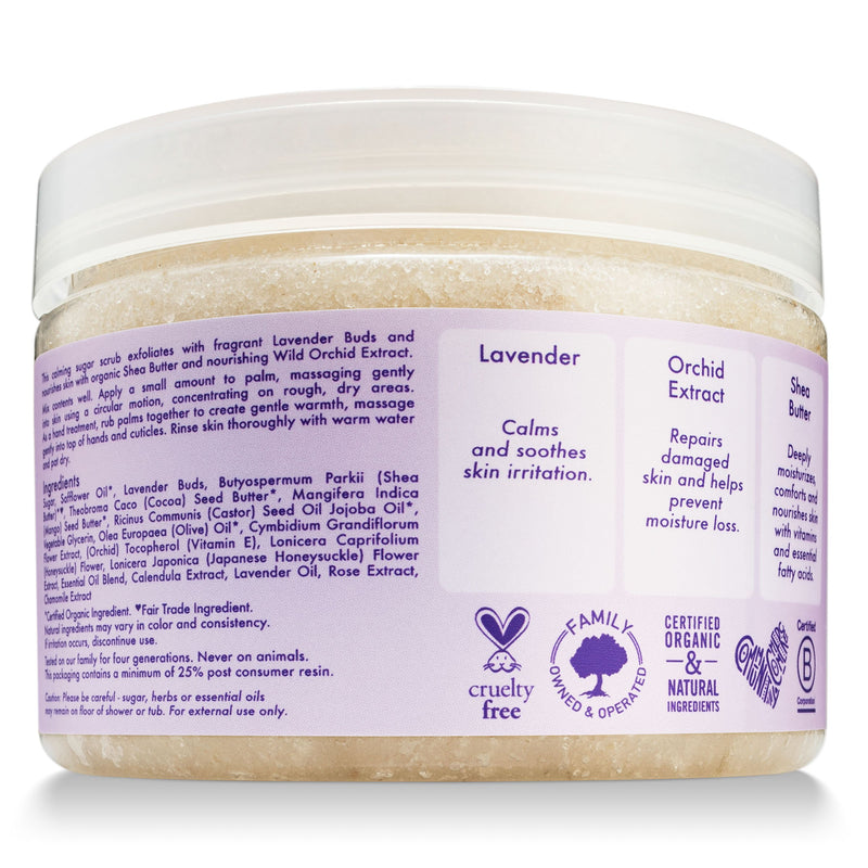 Shea Moisture Lavender & Wild Orchid Hand & Body Scrub 12 Ounce (U-BB-2934) - BeesActive Australia