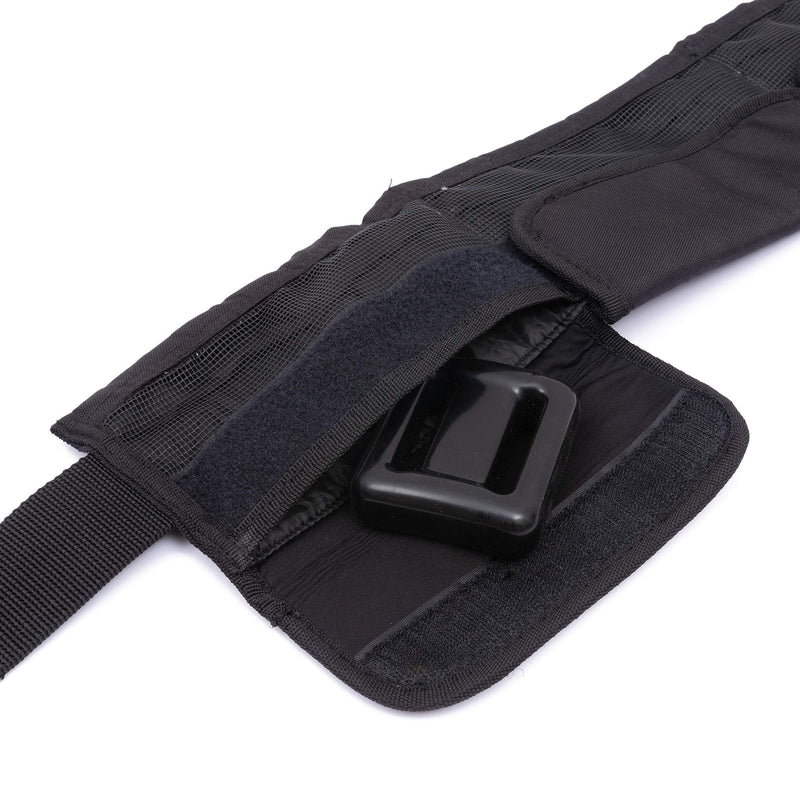 MOOCY MOPHOEXII 4 Neoprene Pocket Scuba Weight Belt?Spear Fishing Nylon-fit for Waist 32" to 52" - Quick-Release Buckle Black - BeesActive Australia