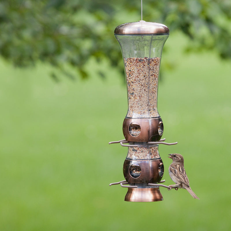 Perky-Pet 112-4 Select-A-Bird Tube Feeder with Metal Finish - BeesActive Australia