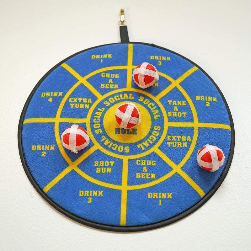 Fairly Odd Novelties Dart Drinking Game: Take A Shot Fun College Party Alcohol Boozy Group Game, Blue (FON-10033) - BeesActive Australia