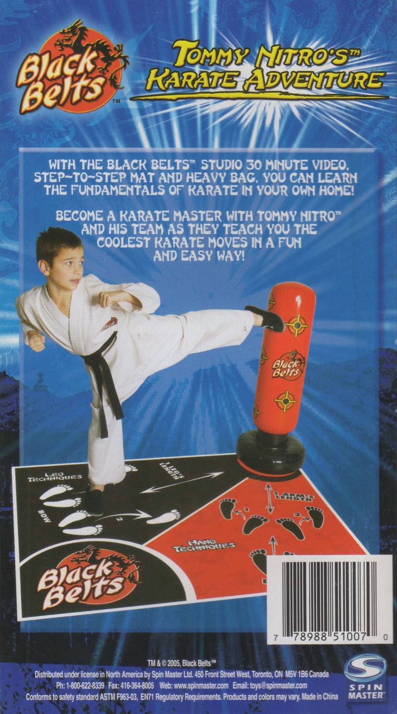 [AUSTRALIA] - Spin Master Black Belts Home Karate Studio with VHS 