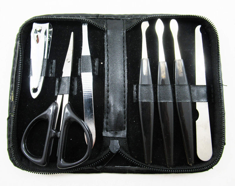 7 Pcs Nails Manicure Set in Wallet, Colors May Vary - BeesActive Australia