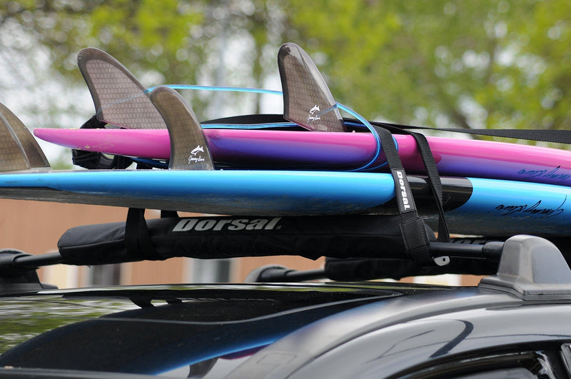 DORSAL Aero Rack Pads 34" Car Crossbar Roof Surfboard Kayak SUP Snowboard [Pair] - BeesActive Australia