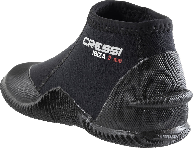 [AUSTRALIA] - Cressi Adult Neoprene Diving Boots with Anti-Slip Rubber Sole for Water Sports | Ibiza 3mm US Man 10 | US Lady 11 