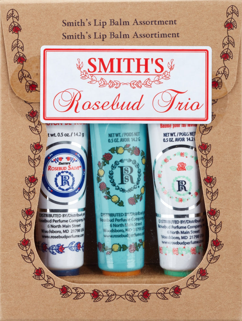 Rosebud Lip Balm Trio - BeesActive Australia