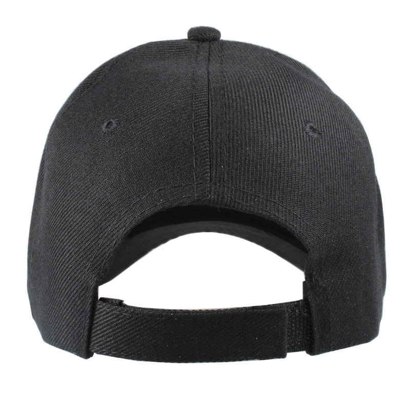 Gelante Plain Baseball Cap Adjustable Back Strap 3 PC Black - BeesActive Australia