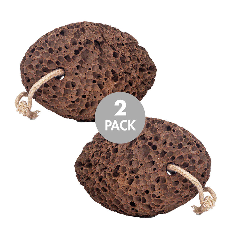 Revitale Natural Volcanic Lava Pumice Foot Stone - Pedicure Scrubber & Hard Dead Skin/Callus Remover (2 Pack) 2 Count (Pack of 1) - BeesActive Australia