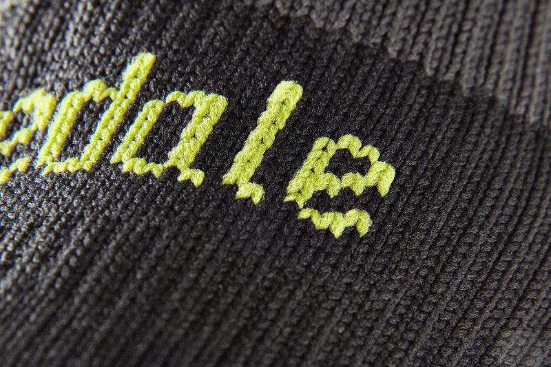 Bridgedale StormSock Lightweight Ankle Waterproof Breathable Sock, Dk. Grey/Lime, XL - BeesActive Australia