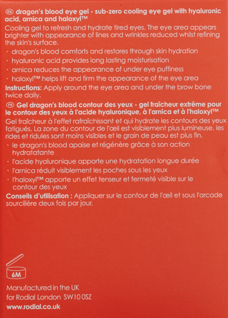 Rodial Dragon's Blood Eye Gel, 0.5 Fl Oz - BeesActive Australia