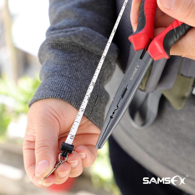 [AUSTRALIA] - SAMSFX Fly Fishing Zinger Retractor Tether Carabiner Tape Measure Gear and Tools Holder 