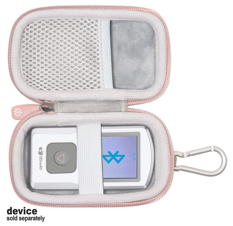 GETGEAR case for EKG/ECG Heart Rate Monitor Like SonoHealth, EMAY, OXPROVO, CONTEC, Facelake Note: CASE ONLY (Rose Gold) Rose gold - BeesActive Australia