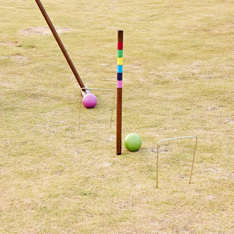 ApudArmis Regulation Croquet Wickets, Set of 9 Colorful Square Arrow Wickets Replacement for 28In or 32In Croquet Lawn Backyard Outdoor Game (8.1In Height & 6.3In Width) - BeesActive Australia