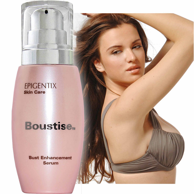 Boustise Breast-Enlargement Cream 2.7oz - ORGANIC QUADRAplump Extracts 4 CONCENTRATED Fat Trapping Moisture Binding Actives - 2 Month Supply - Natural Bust Enhancement Plumping Lotion - Made In Canada - BeesActive Australia