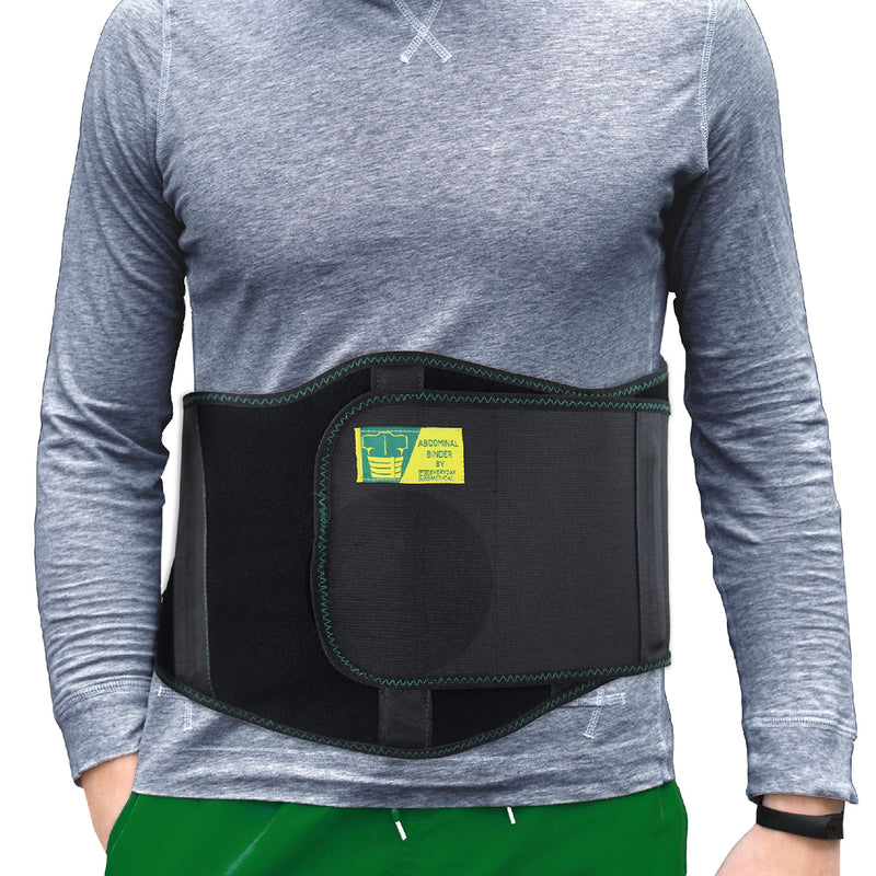Ergonomic Umbilical Hernia Belt I Abdominal Binder for Hernia Support I Umbilical Navel Hernia Strap with Compression Pad I Ventral Hernia Support for Men and Women I L/XXL (106-145 CM) L/XXL (106-145 CM) - BeesActive Australia