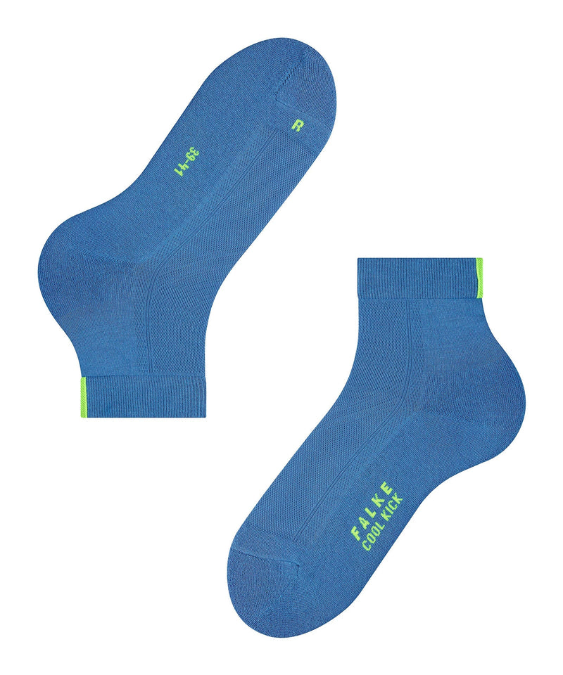 FALKE Unisex-Adult Cool Kick Short Socks, Breathable Quick Dry, More Colors, 1 Pair 6.5-8.5 Blue (Og Ribbon Blue 6318) - BeesActive Australia