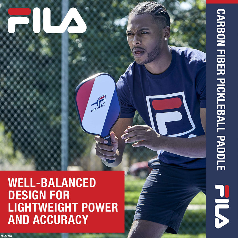 FILA Accessories Pickleball Paddles Graphite - Official Pickle Ball Rackets Lightweight Comfort Grip Navy - BeesActive Australia