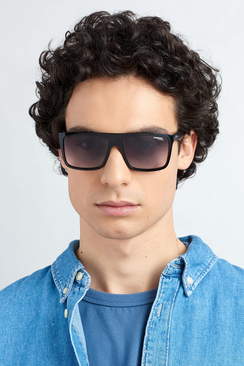 Carrera unisex adult Carrera 5039/S Sunglasses, Black/Dark Gray Gradient, 58mm 16mm US - BeesActive Australia