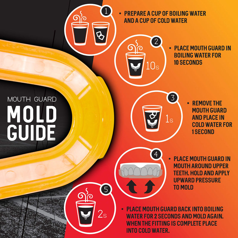 Franklin Sports Athletic Mouthguards - Sport Mouthguards for Football, Wrestling, MMA, Boxing + More - All Sport Mouthguards - Youth Ages 6 - 11 - 2 Pack - BeesActive Australia