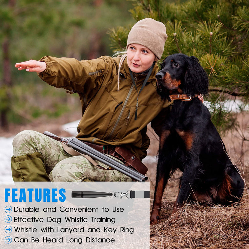 TDL 2 Pack Gundog Whistle with Lanyard - Black & Orange Used for Recall & Dog Training - Long Distance - Loud Pitch - Dog Whistle - Consistent Frequency - BeesActive Australia