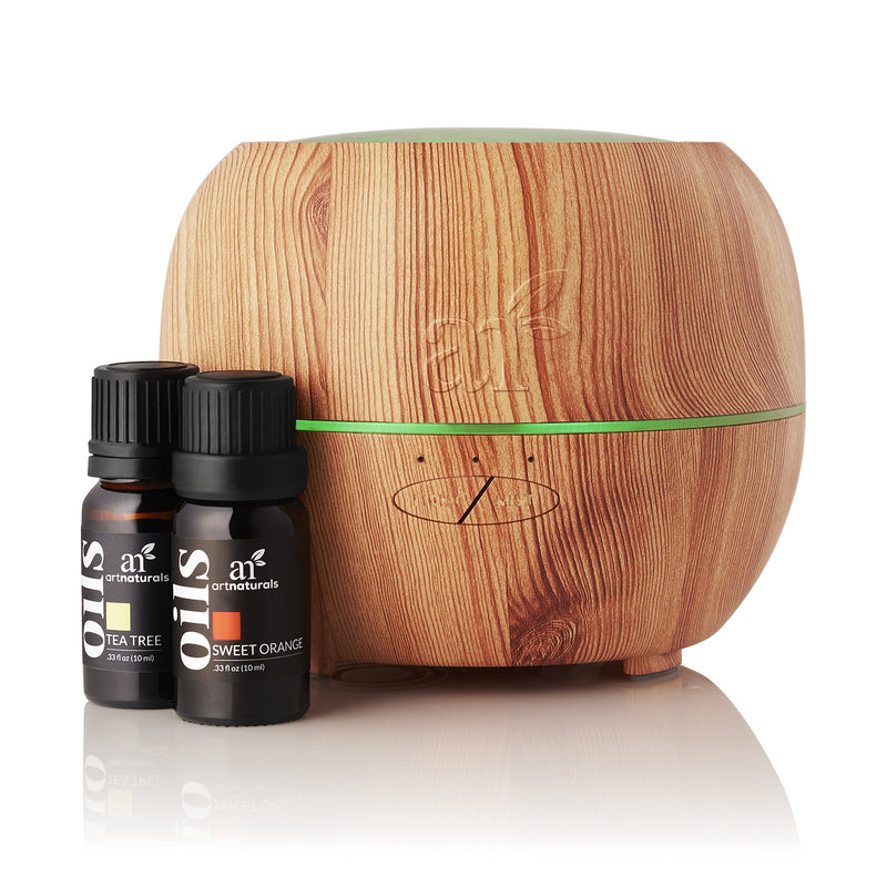 ArtNaturals Aromatherapy Essential Oil Diffuser – (5.0 Fl Oz / 150ml Tank) – Ultrasonic Aroma Humidifier - Adjustable Mist Mode, Auto Shut-Off – For Home, Office & Bedroom - BeesActive Australia