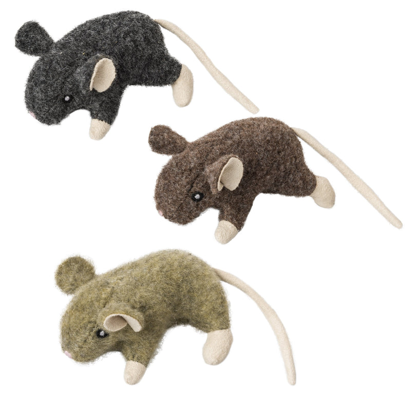 SPOT Ethical Pets 52084 Wool Mouse Willie Catnip Toys - BeesActive Australia