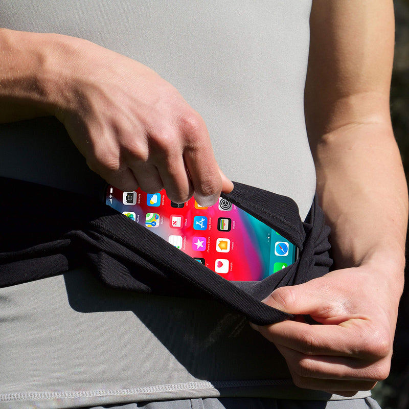 [AUSTRALIA] - Sporteer VersaSlim Running Belt, Travel Money and Passport Belt, Workout Waist Pack for Smartphones and Personal Items Large 