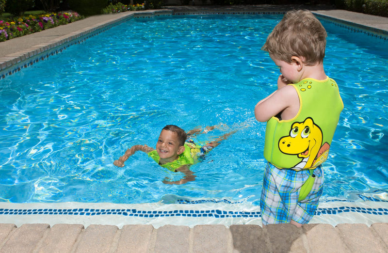 Poolmaster 50566 Learn-to-Swim Dino Kid's Swim Vest 1 - 3 Years - BeesActive Australia