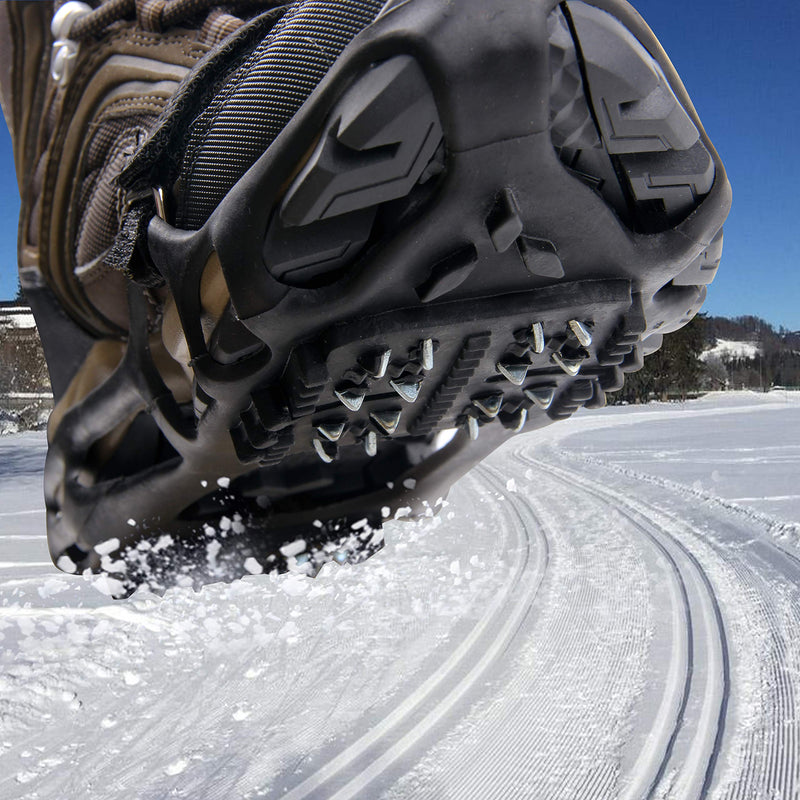 Walk Traction Ice Snow Cleats for Shoes Boots,Non-Slip Crampons Ice Snow Grippers Spikes Winter Traction Cleats for Walking Hiking on Snow and Ice Men Women Medium - BeesActive Australia