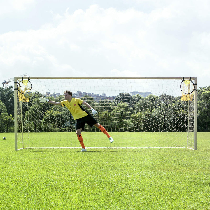 PodiuMax Top Bins Soccer Target Goal, Easy to Attach and Detach to The Goal, Set of 2, for Shooting Accuracy Training Lite - BeesActive Australia