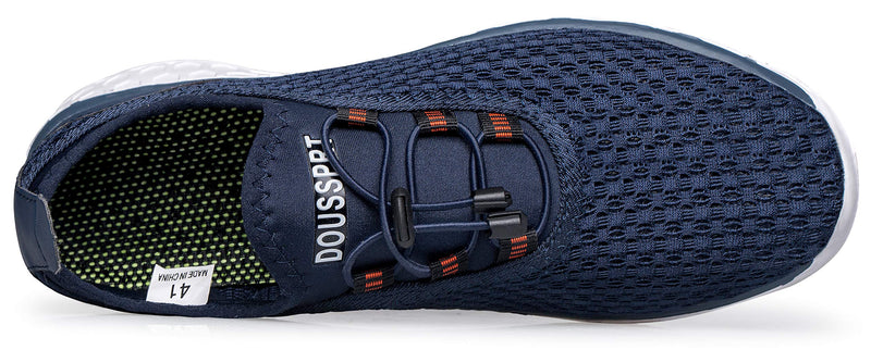 DOUSSPRT Women's Water Shoes Quick Drying Sports Aqua Shoes 8 Blue 3 - BeesActive Australia