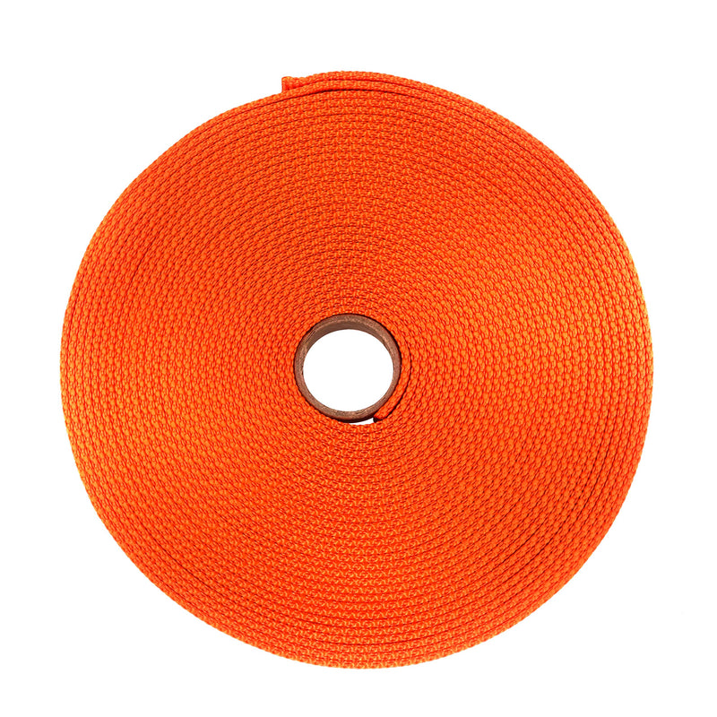 [AUSTRALIA] - GM CLIMBING Nylon Tubular Webbing Tape 4000lb Heavy Duty for General Outdoor Application 1" x 30Ft / 10 Yards Orange 30feet 