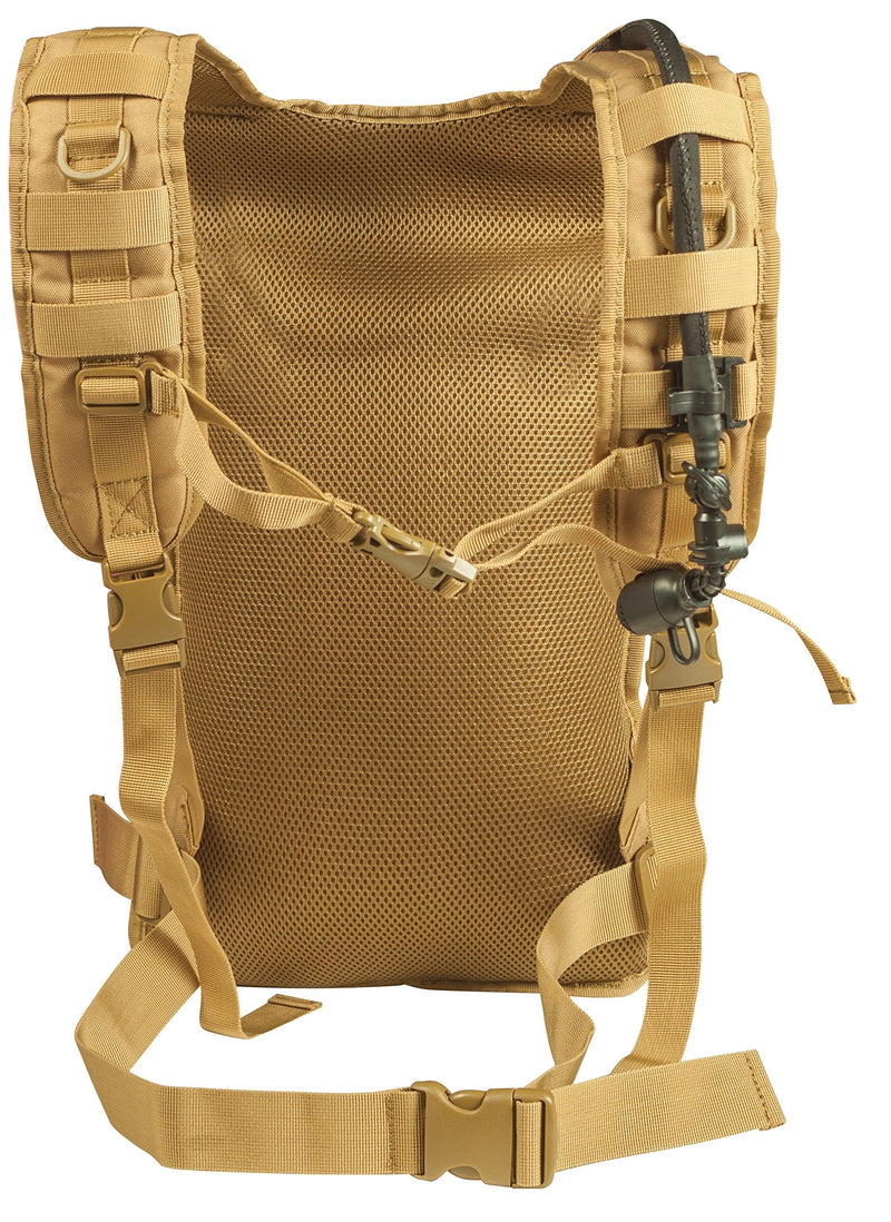 Seibertron Tactical Molle Hydration Carrier Pack Backpack Great for Outdoor Sports of Running Hiking Camping Cycling Motorcycle Fit 2L or 2.5L Water Bladder(not Included) Khaki Hydration Carrier Pack Khaki - BeesActive Australia