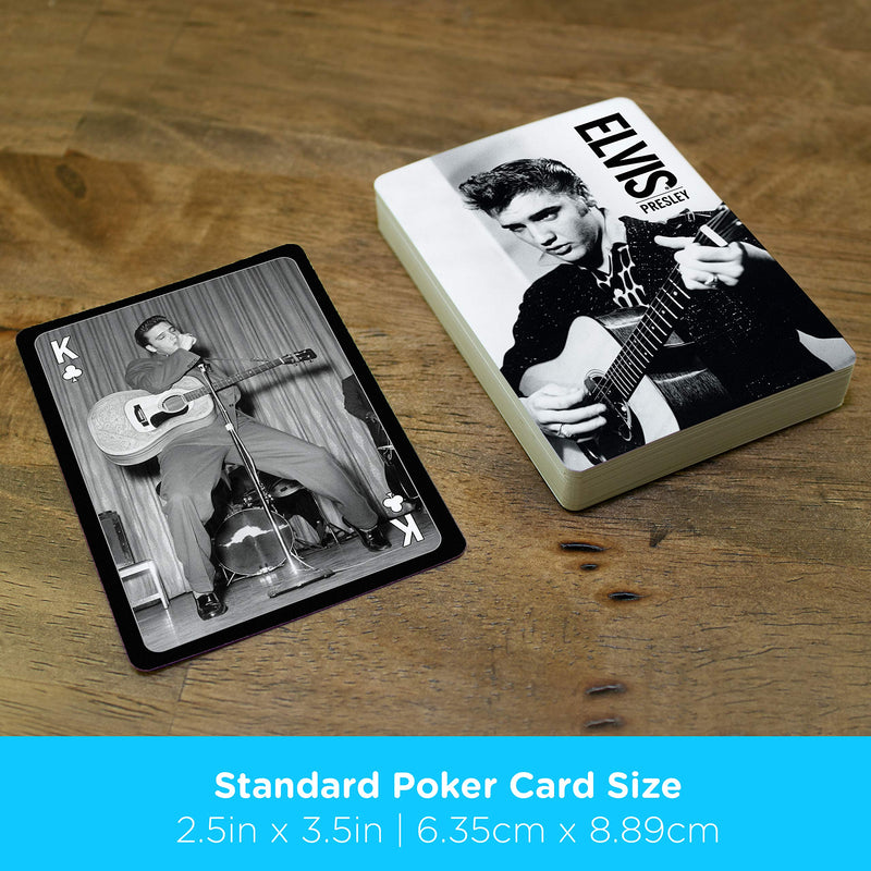 [AUSTRALIA] - Aquarius Elvis Black And White Playing Cards 