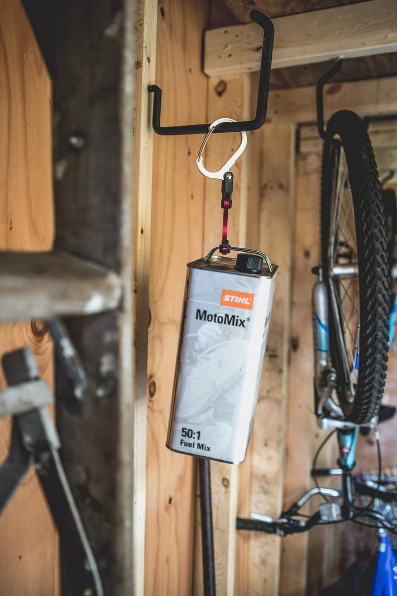 HEROCLIP Carabiner Clip and Hook (Medium) | for Camping, Backpack, and Garage Black - BeesActive Australia