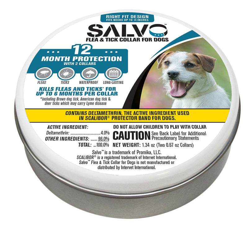 Promika Salvo Flea & Tick Collar for Dogs 2pk Large - BeesActive Australia